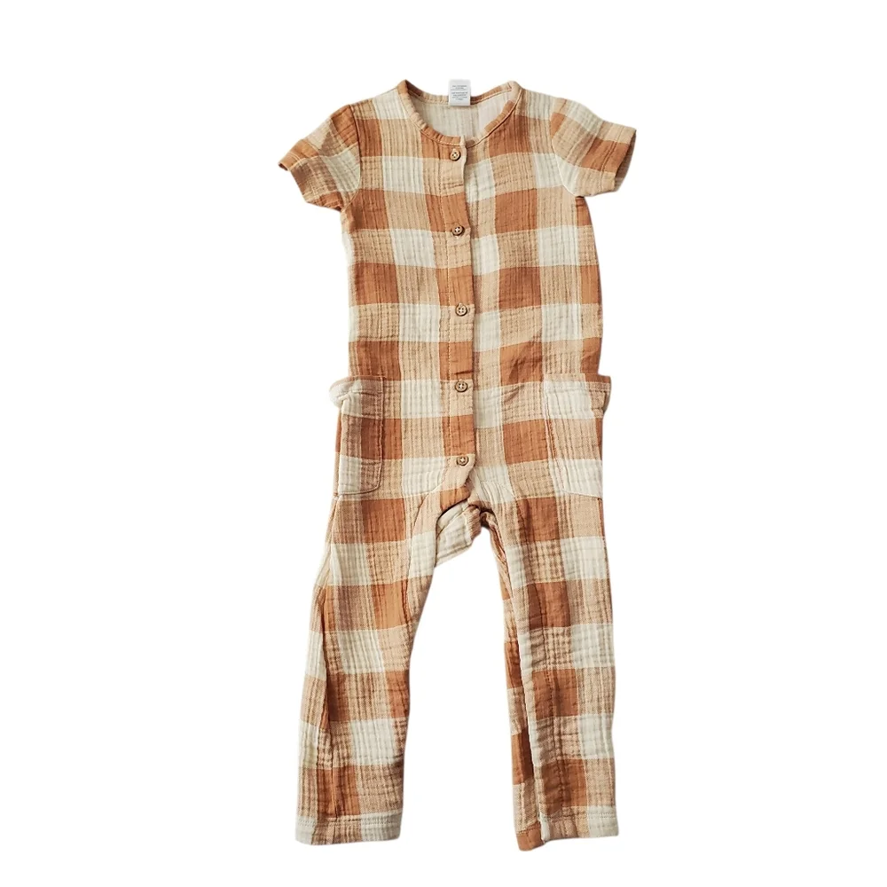 Colored Organics Muslin Button Suit